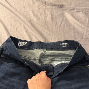 Mugsy Men’s Fulton Classic Dark Blue Jean 32 x 32 NEW without tags